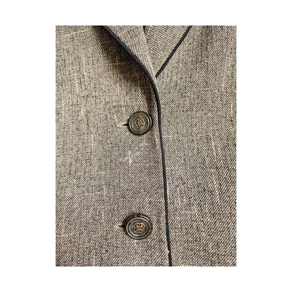 Vintage dress jacket blazer silk blend euro size 44 - Picture 6 of 14